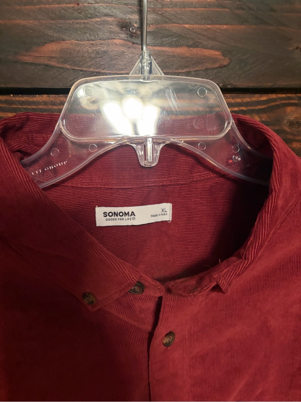 Men’s corduroy button - Size XL - Picture 3 of 6